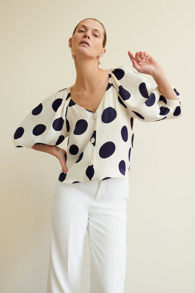 Zara Polka-Dot Blouse