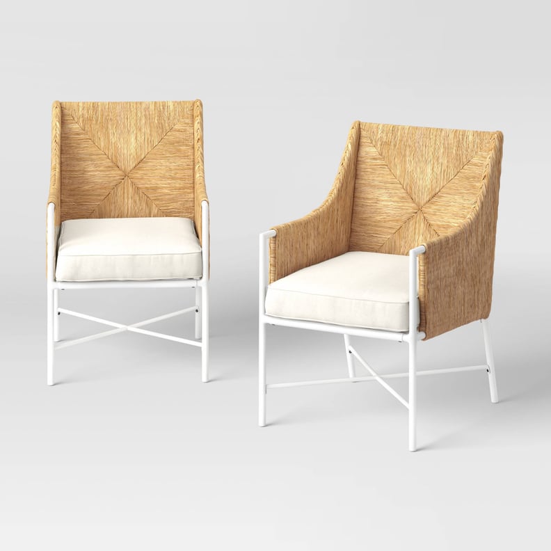For a Patio: Stanton Rush Weave Club Chairs