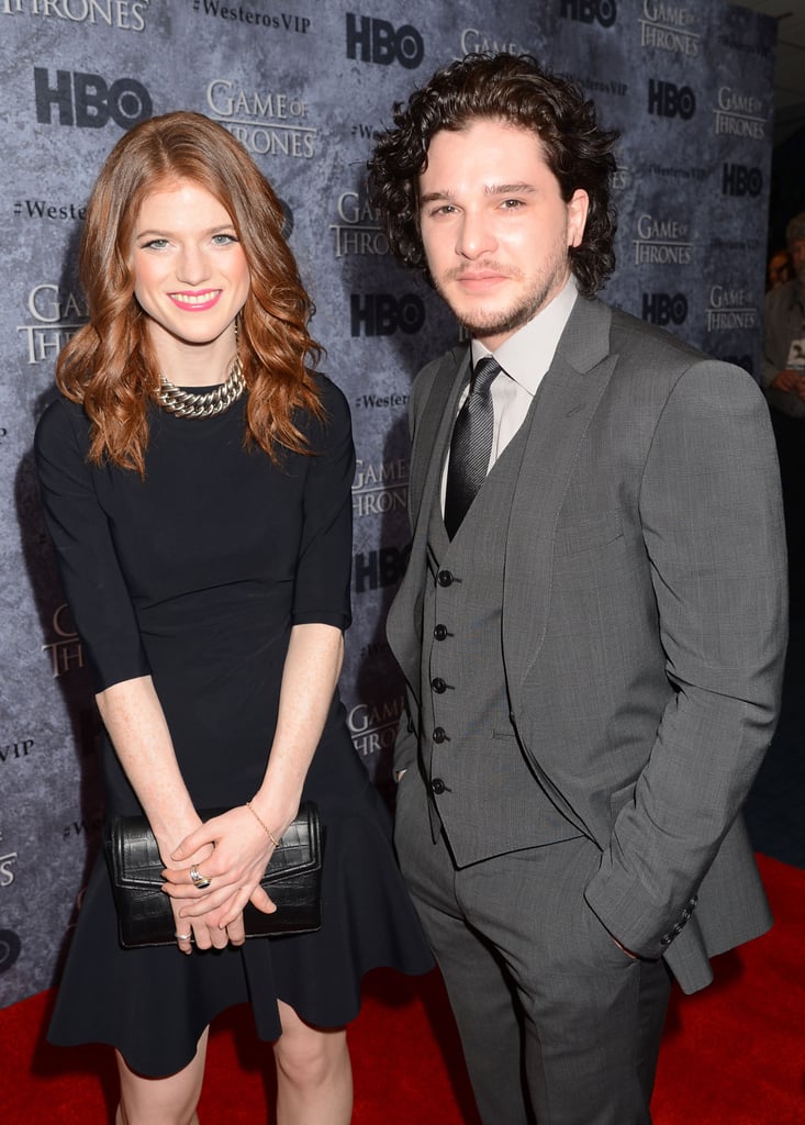 The stars hit the red carpet together at the Seattle premiere of "Game of Thrones" in March 2013.