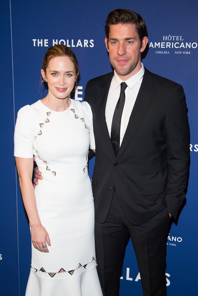 Emily Blunt and John Krasinski at The Hollars Premiere 2016
