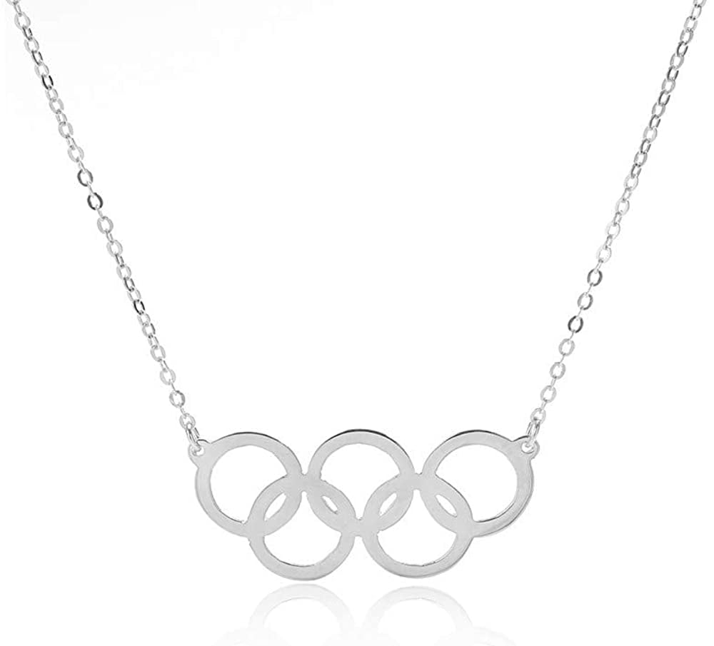 Cedesao Olympics Ring Necklace