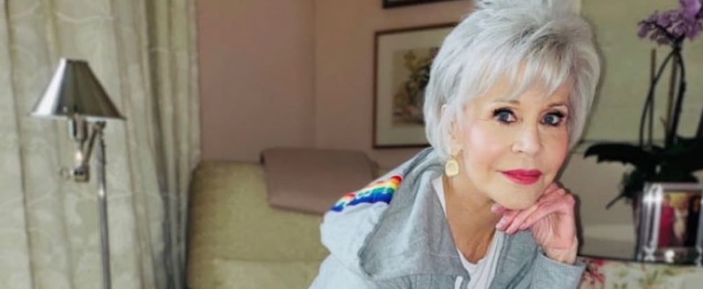 Jane Fonda Made Sweatsuits For Coronavirus Relief