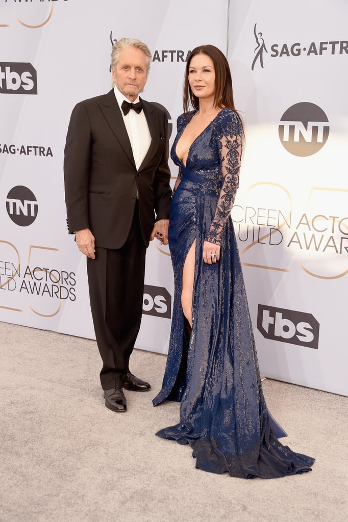 Michael Douglas and Catherine Zeta-Jones at the 2019 SAG Awards