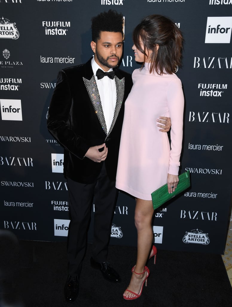 Selena Gomez Pink Valentino Dress at Harper's Bazaar Party