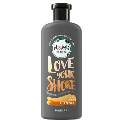 Herbal Essences Coconut Milk Shampoo in the Beach Plastic Bottle