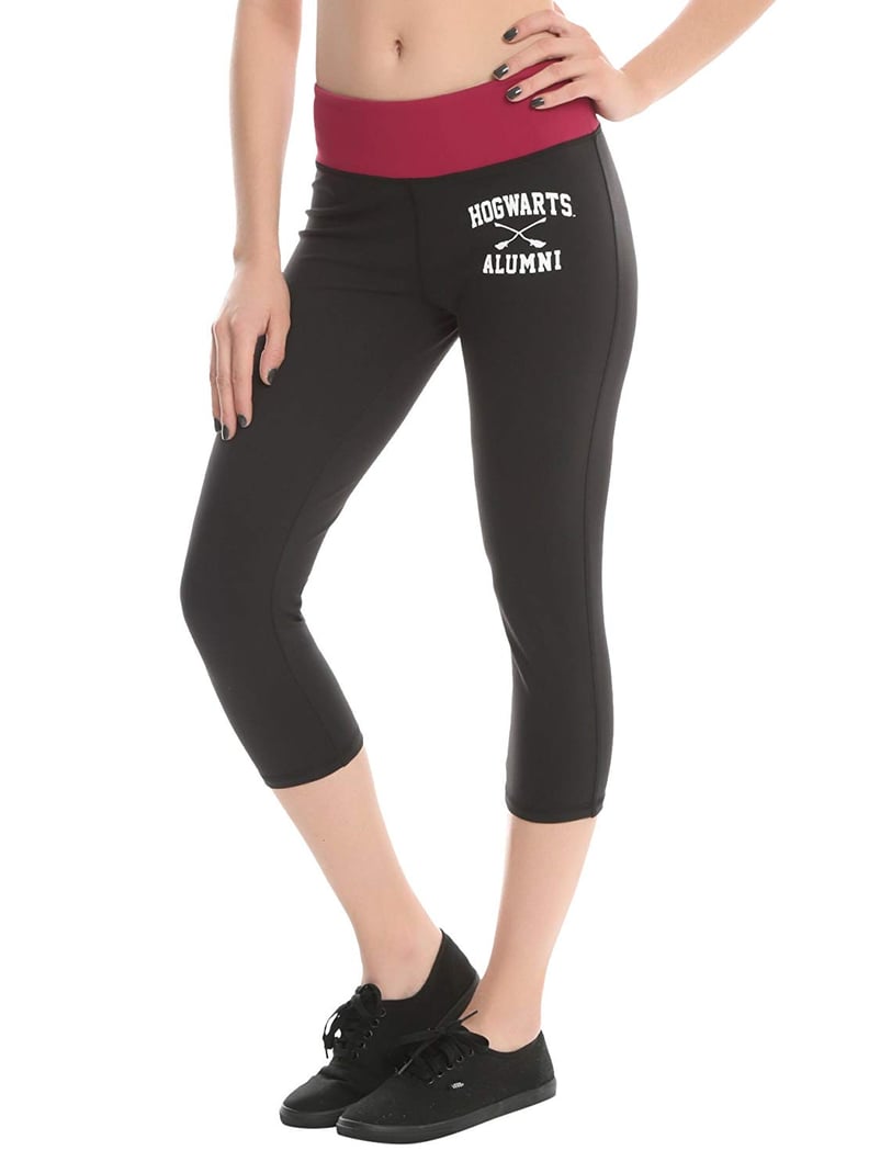 Harry Potter Hogwarts Alumni Maroon & Black Active Capris