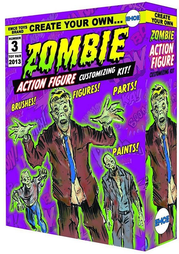 Create Your Own Zombie Action Figure Kit Halloween Toys and Games For