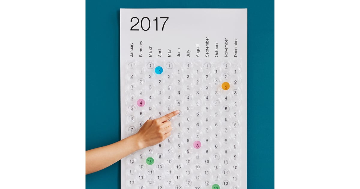Bubble Wrap Calendar | The Best Gifts For Teens 2019 | POPSUGAR Family