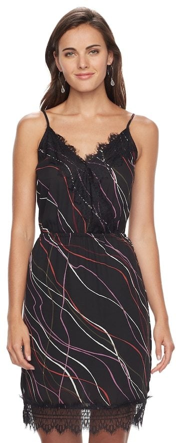Apt. 9 Lace-Trim Slip Dress