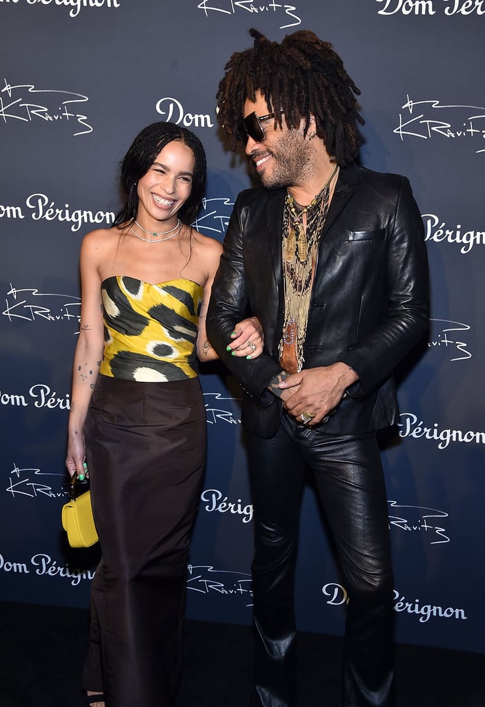 Zoë Kravitz and Lenny Kravitz at Exhibition Opening 2018