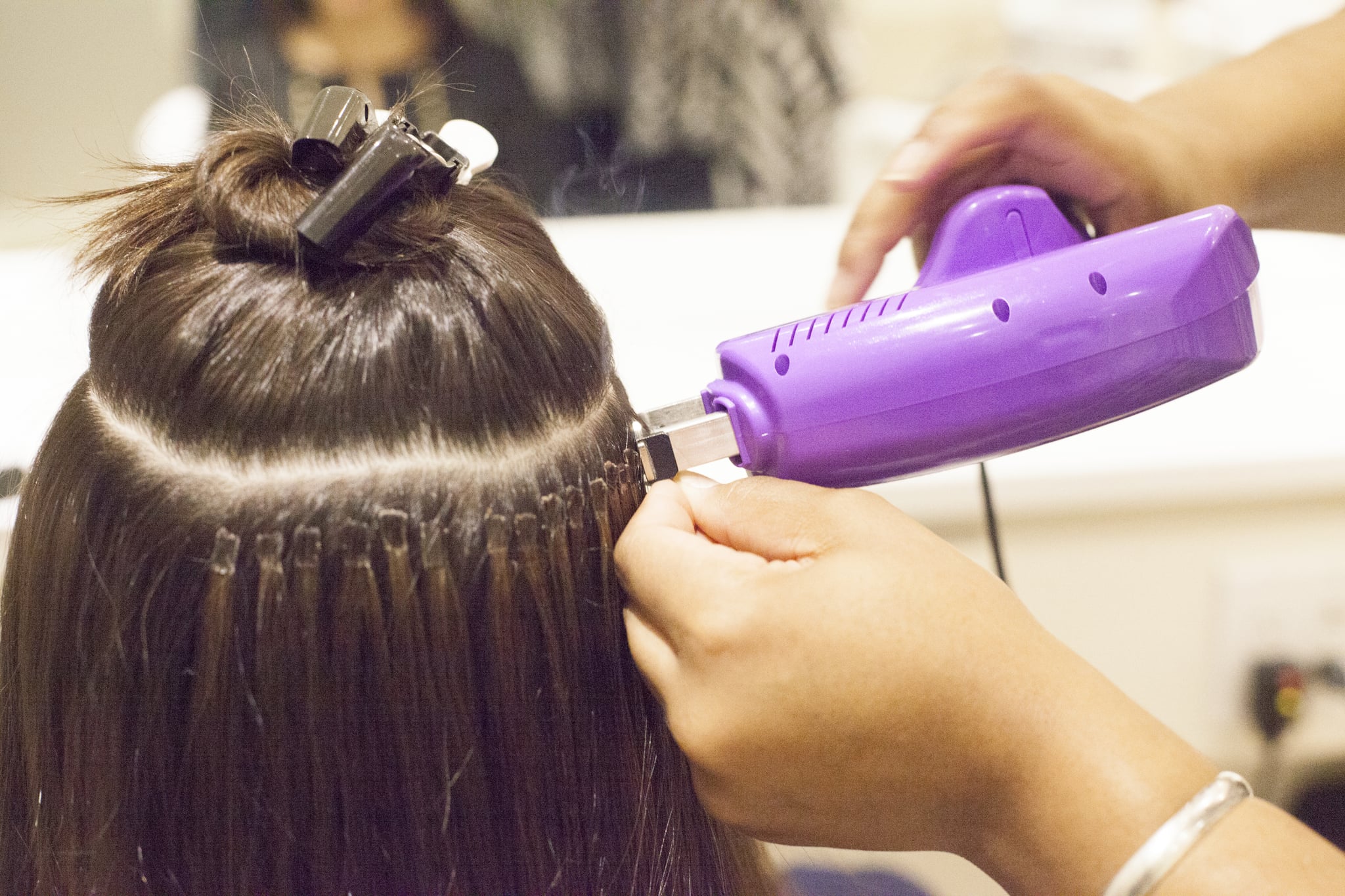 heat hair extensions