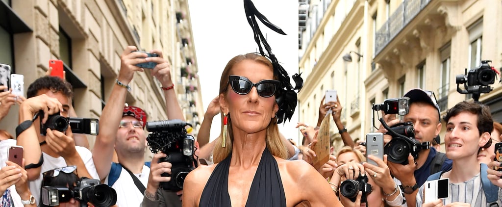 Celine Dion at Couture Fashion Week 2019