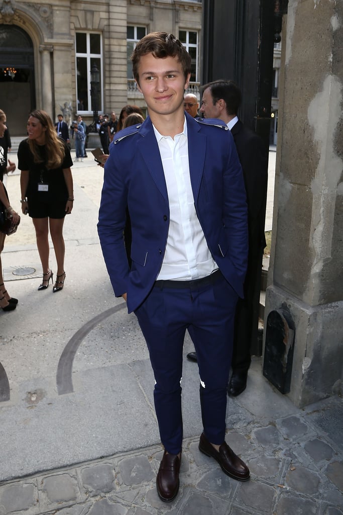 Ansel Elgort With Girlfriend Violetta Komyshan