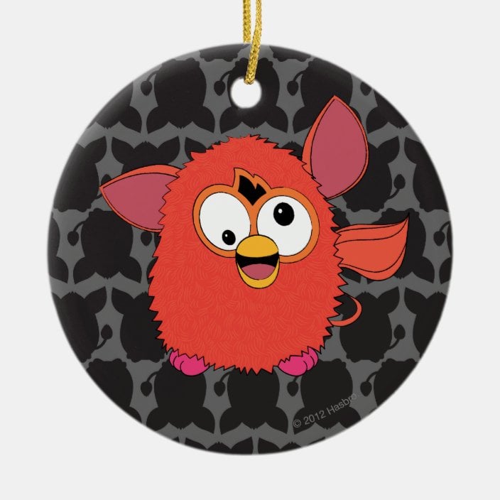 Phoenix Red Furby Ceramic Ornament