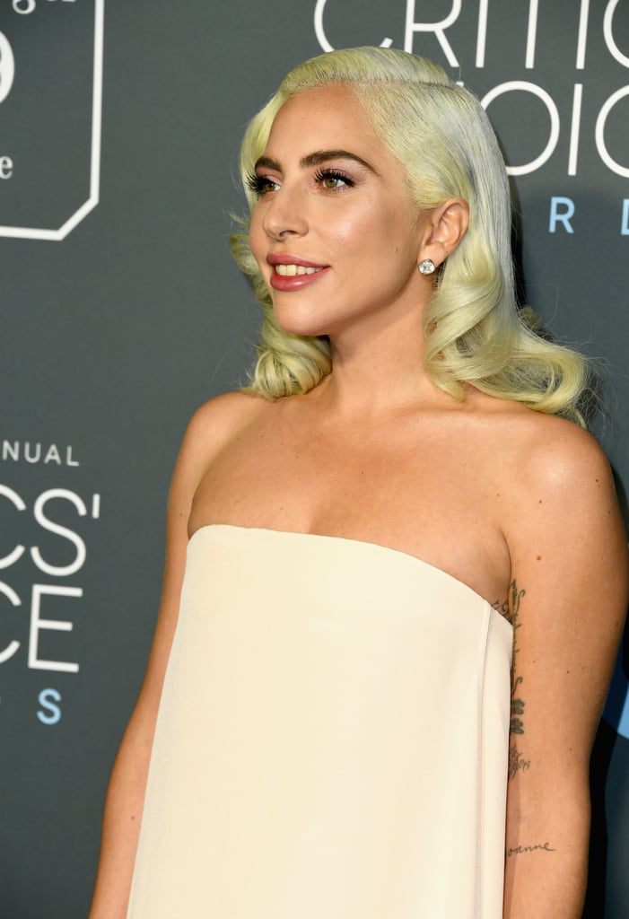 Lady Gaga Beauty at the 2019 Critics Choice Awards