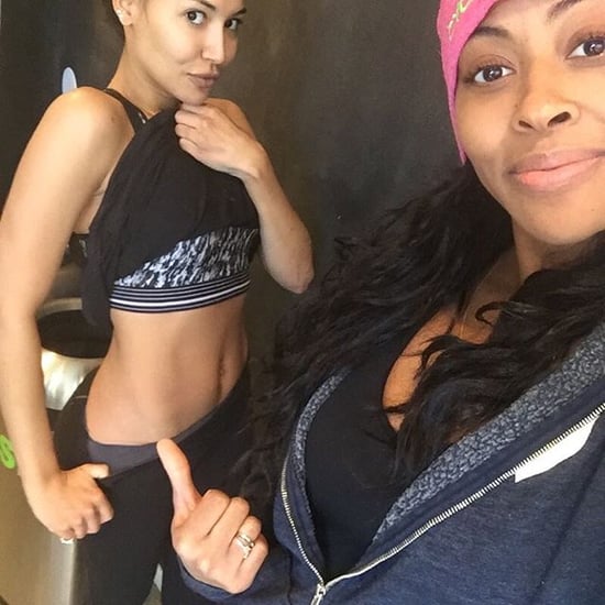 Naya Rivera Posts a Picture of Her Abs February 2016