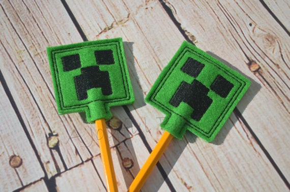 Minecraft Pencil Topper