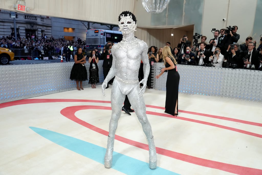 Lil Nas X Removes Met Gala Body Paint in Time For Afterparty