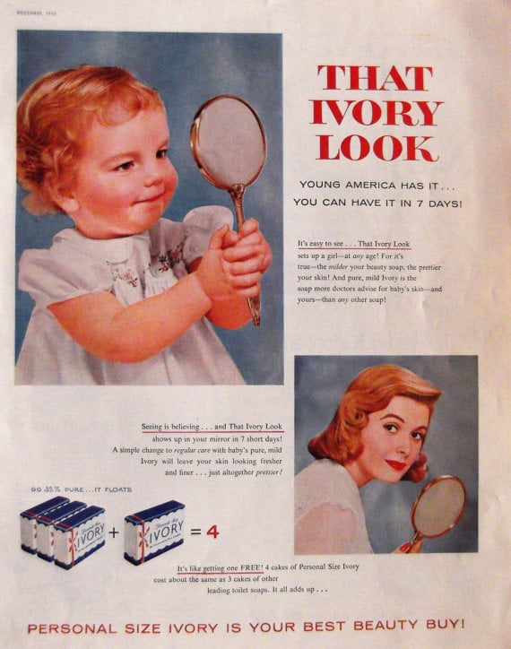 vintage beauty ad