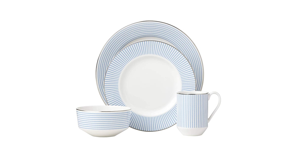Kate Spade New York 879735 Laurel Street 4 Piece Dinnerware Set Best