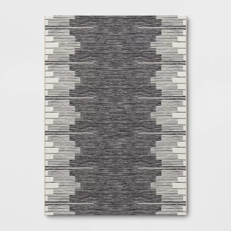 A Modern Outdoor Rug: Graphic Steps Outdoor Rug