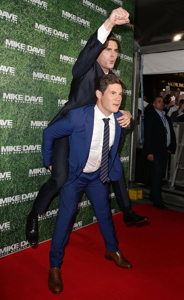 Pictured: Adam DeVine and Zac Efron