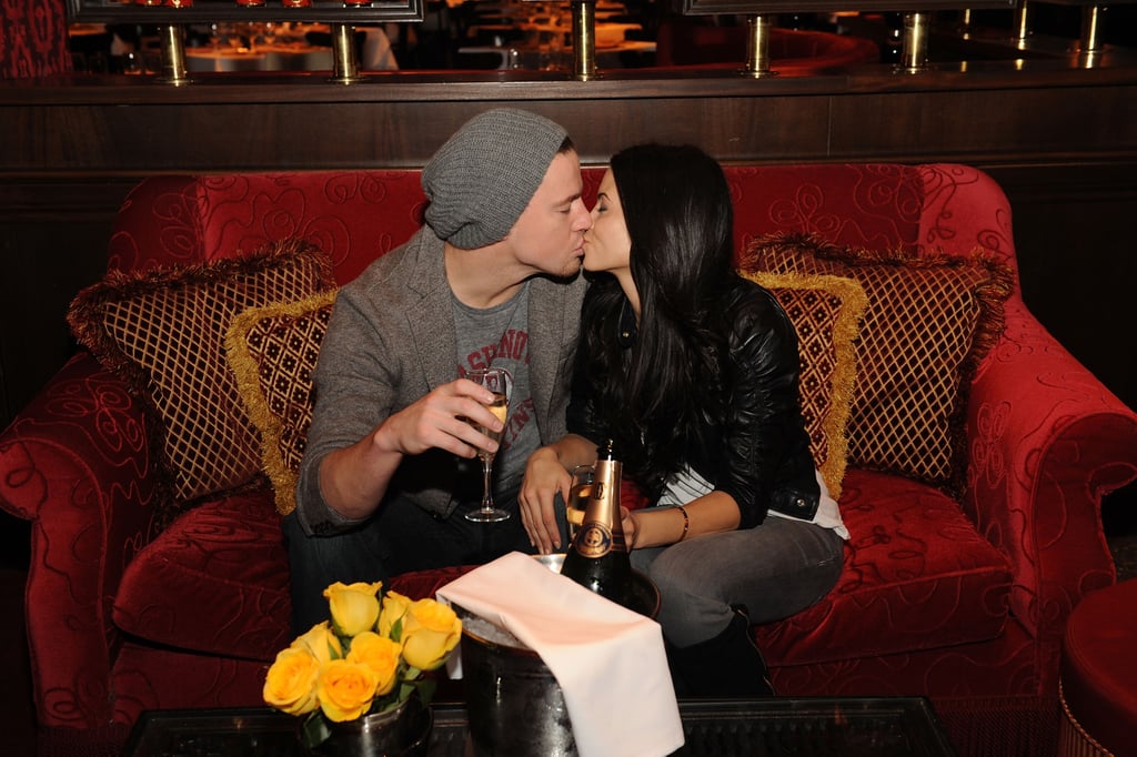 Channing and Jenna kissed over cocktails during a February 2010 trip to Las Vegas.