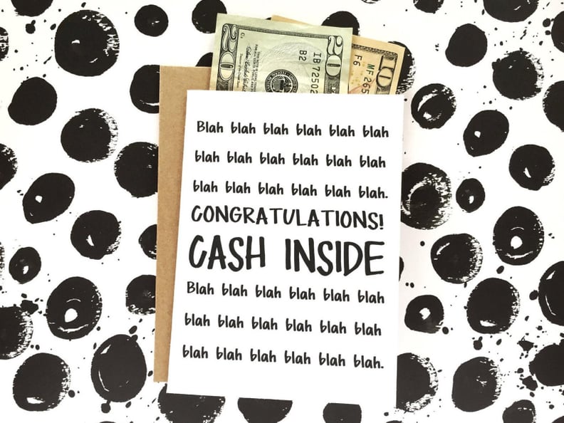 Cash Inside Graduation Card