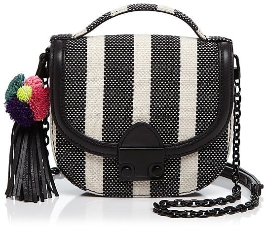 Something as sweet as this Loeffler Randall striped mini canvas bag ($295) should be carried with you at all times.