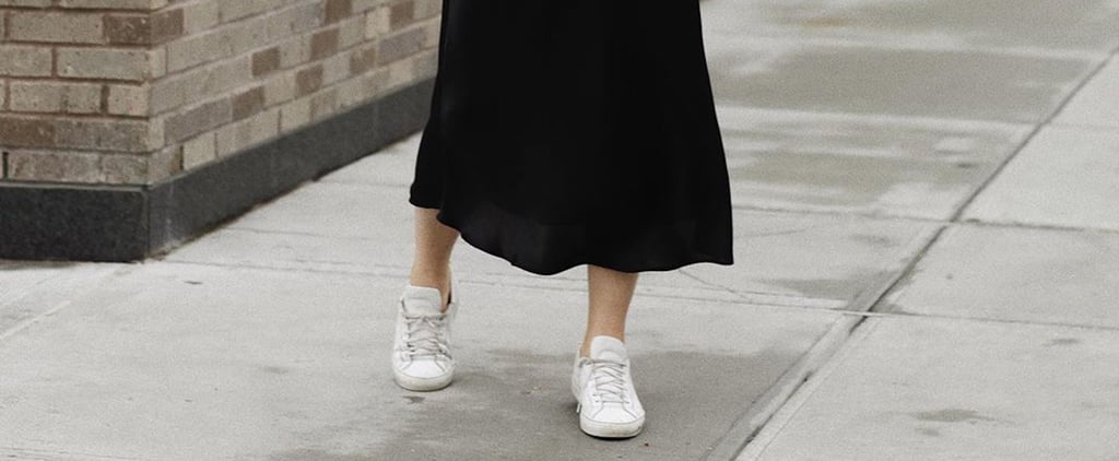 How to Wear a Slip Dress and Sneakers