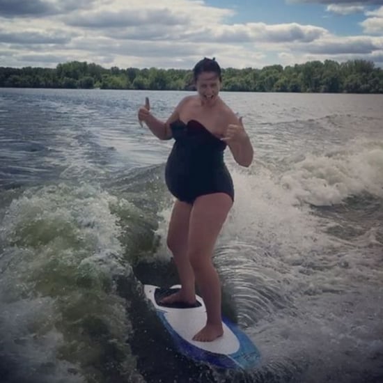 Video of Woman Wakesurfing While 40 Weeks Pregnant