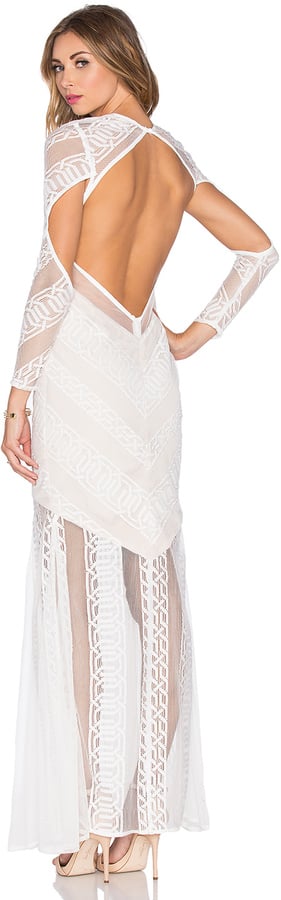 Shona Joy Ambrosia Backless Maxi Dress ($484)