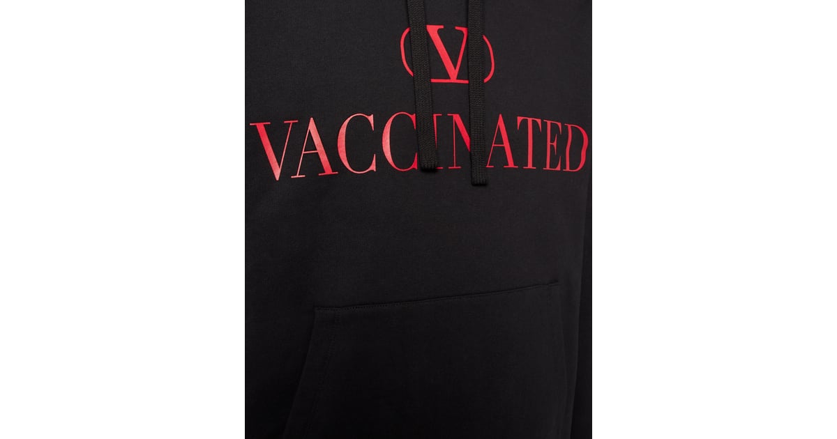 vaccinated hoodie valentino