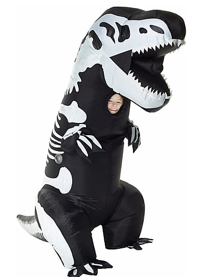 Inflatable Skeleton T. Rex Dinosaur Costume