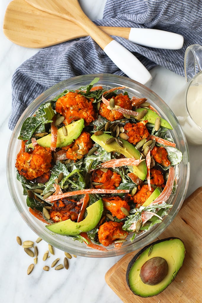 Vegan Buffalo Cauliflower Salad