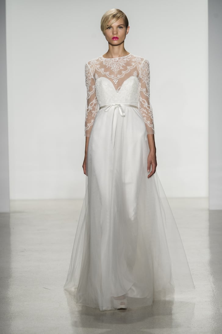 Amsale Lace Wedding Dress 8