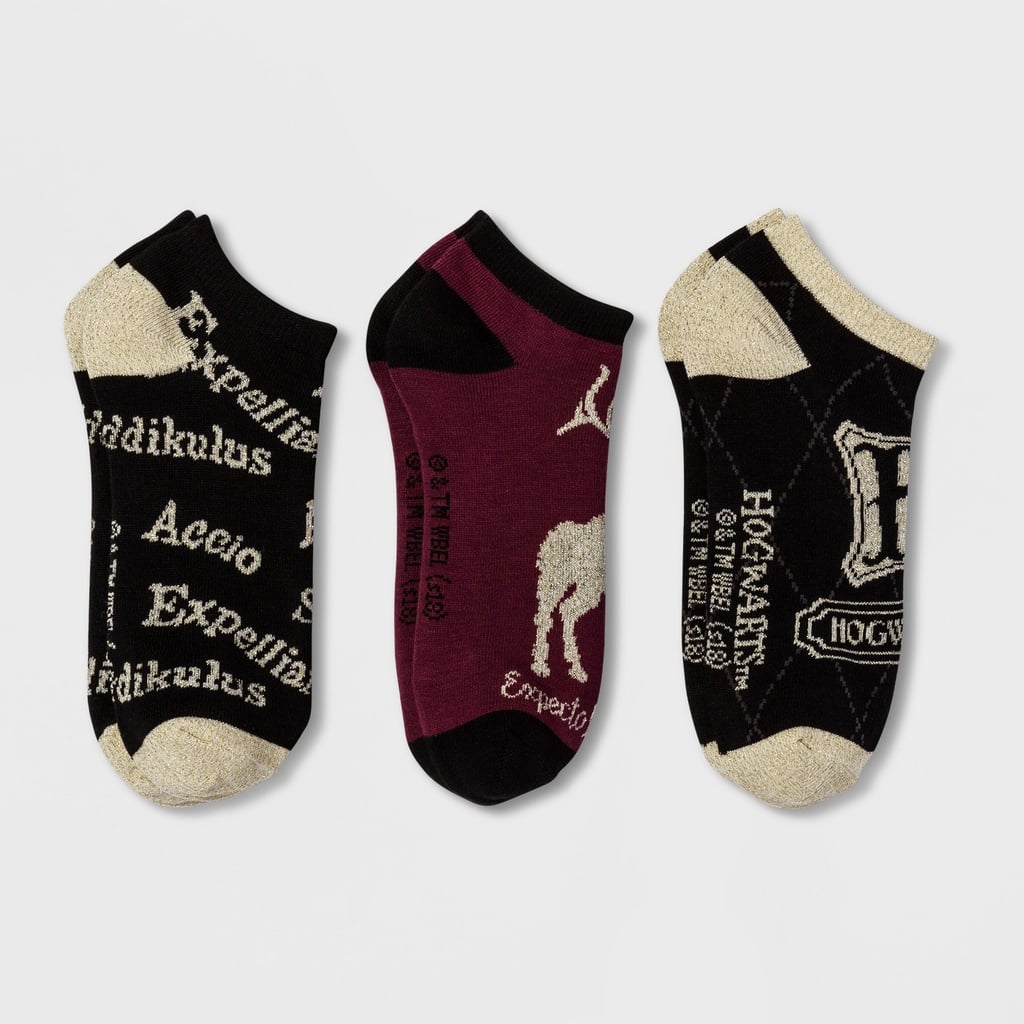 Harry Potter Hogwarts 3pk Ankle Casual Socks