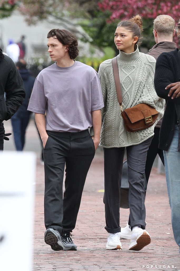 Zendaya and Tom Holland Enjoy a Stroll in Boston | Pictures