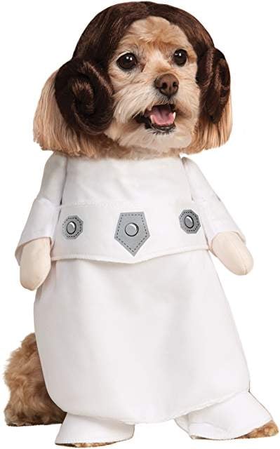 Princess Leia Dog Halloween Costume