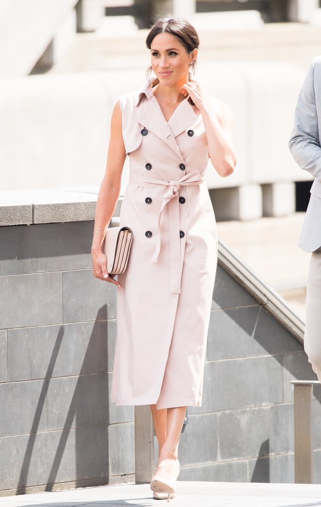 Meghan Markle's Pink Trench Dress House of Nonie