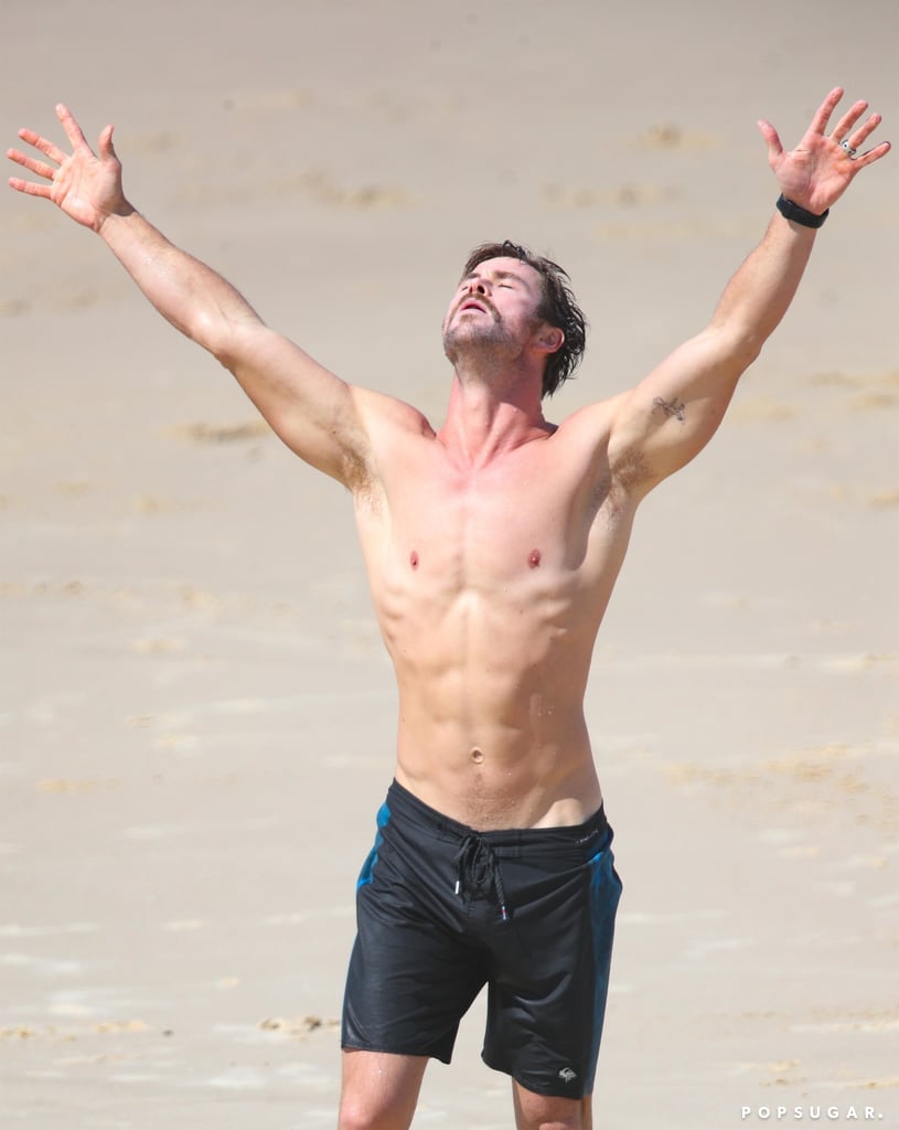 Chris Hemsworth and Matt Damon Australia Pictures April 2018