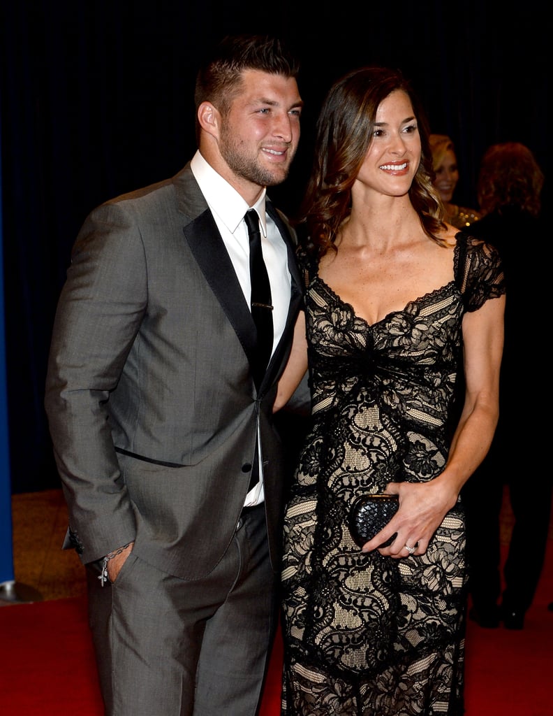 Tim Tebow brought a date.