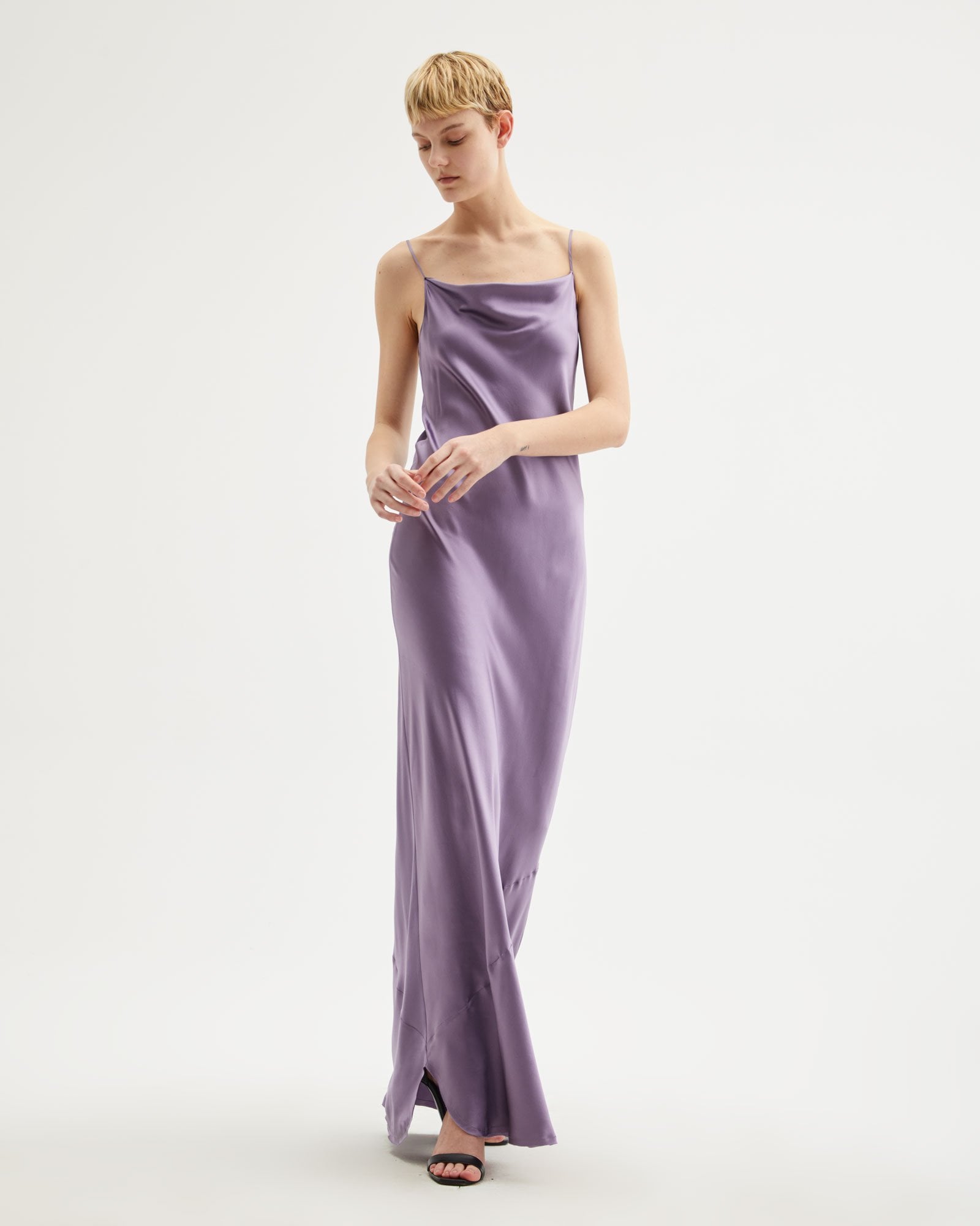 purple and silver outfits