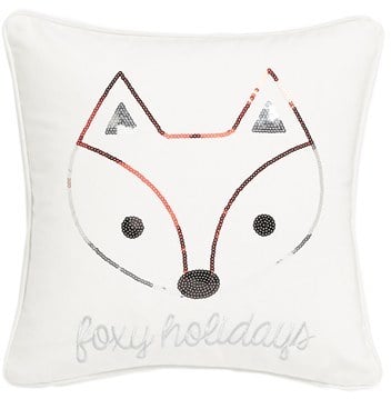 "Foxy Holidays" Pillow