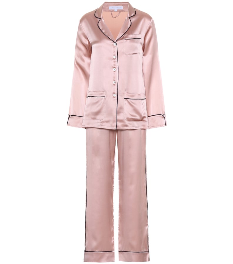 Kylie Jenner Silk Pajamas at Baby Shower | POPSUGAR Fashion