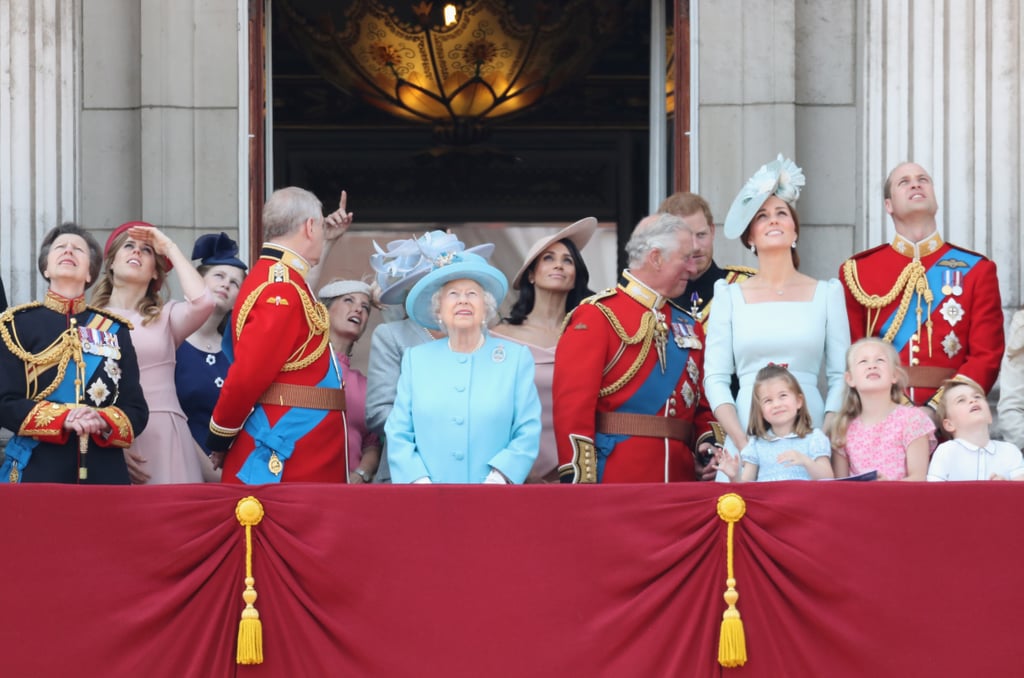 Harry and Meghan's First Trooping the Colour Together