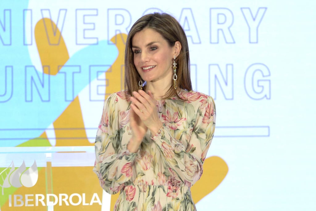 Queen Letizia's Zara Floral Dress July 2016