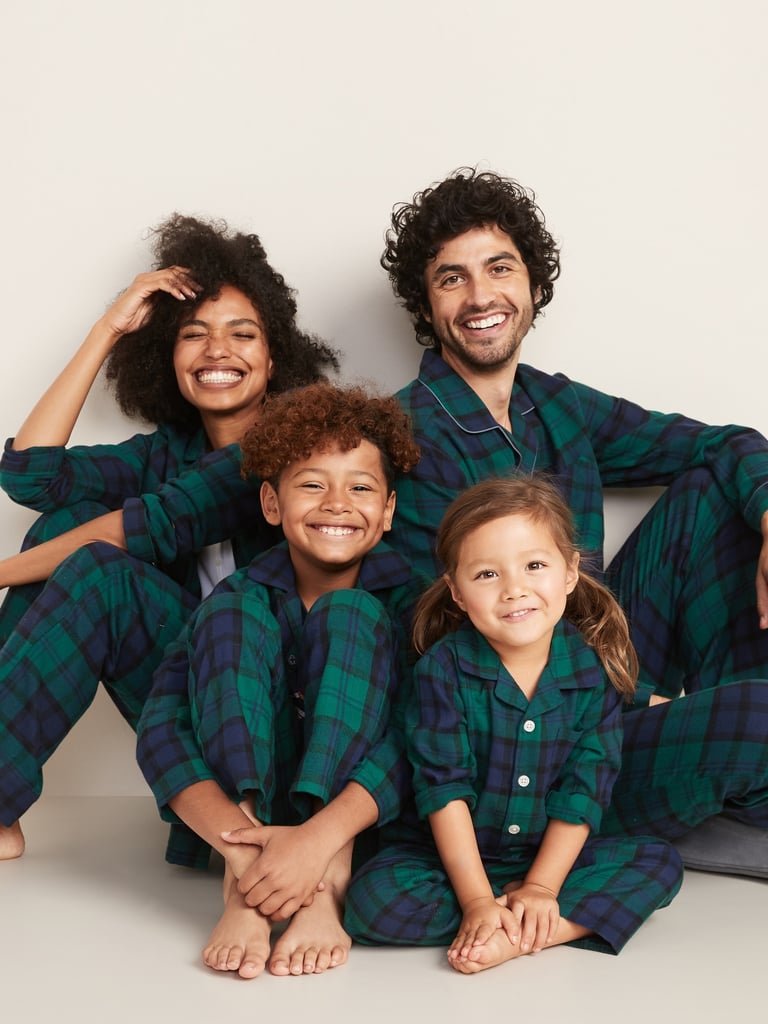 Patterned Flannel Pajama Pajama Set