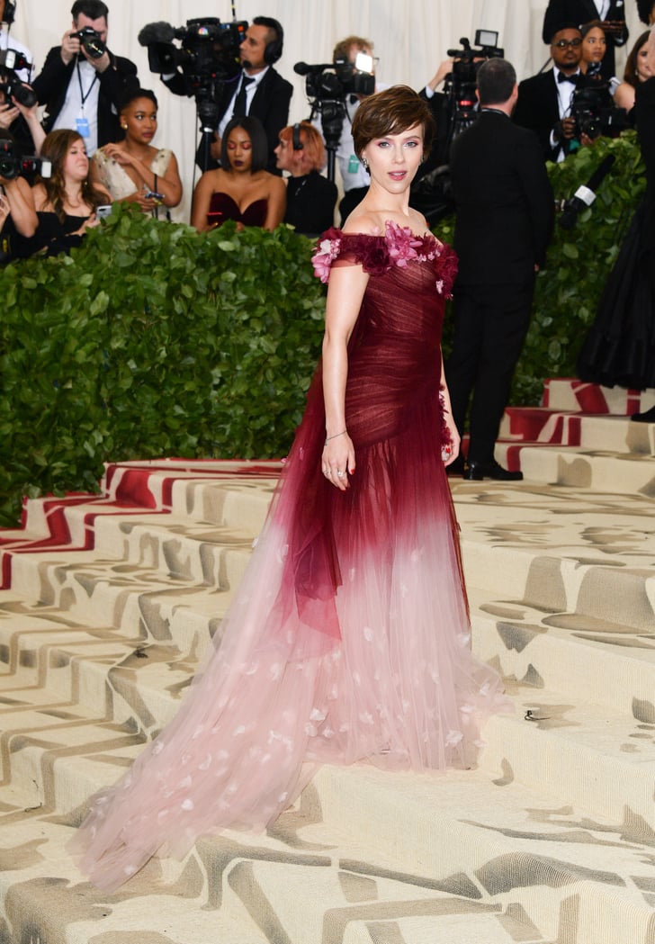 Scarlett Johansson | Met Gala 2018 Dresses With Trains | POPSUGAR