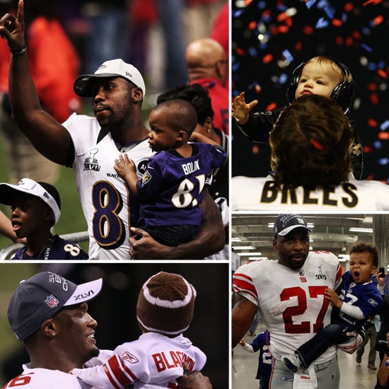 Super Bowl Dads and Their Cute Kids
